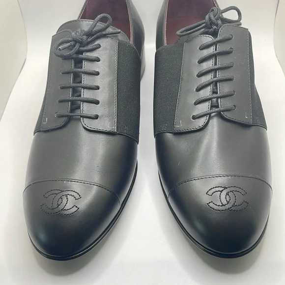 CHANEL Uniform Lace-up Oxfords - Picture 1 of 15